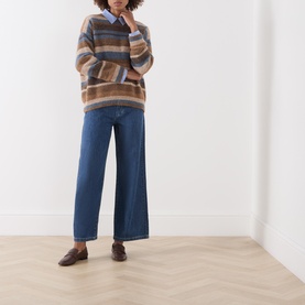 Zeus High-Rise Wide Leg Jeans