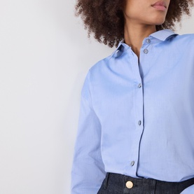 Adele Single Cuff Oxford Shirt