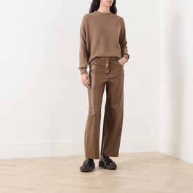 Sorriso Faux Leather Trousers