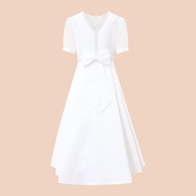Pearl Embellished Communion Dress