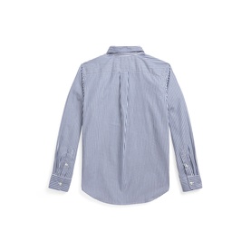 Pony Logo Striped Poplin Shirt