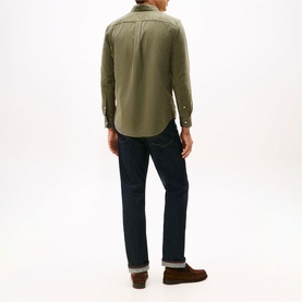 Flag Logo Regular Fit Corduroy Shirt