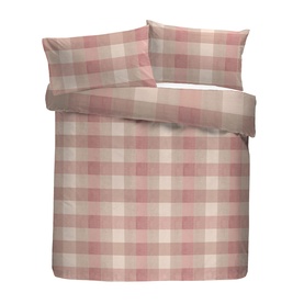 Ashford Check Duvet Set Natural