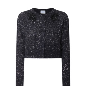 Sequin Flower Cardigan