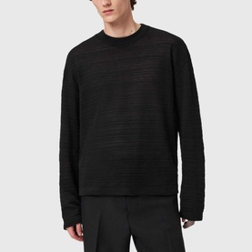 Cove Textured Long-Sleeved T-Shirt
