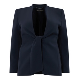 Tie Front Blazer