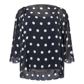 Eeditti Polka Dot Blouse