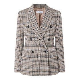 Ateneo Check Double-Breasted Blazer