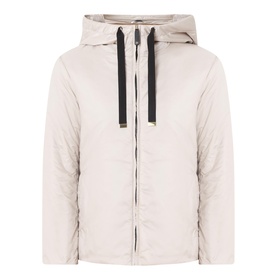 Greenh Drawstring Quilted Jacket