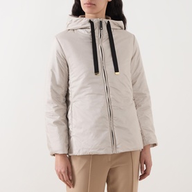 Greenh Drawstring Quilted Jacket