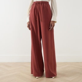 Genero Drawstring Wide Leg Trousers