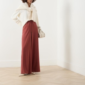 Genero Drawstring Wide Leg Trousers