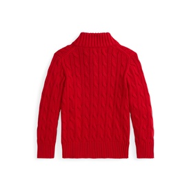 Quarter-Zip Cable Knit Sweater 2-7 Years