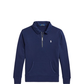 Pony Logo French Terry Zip Sweatshirt