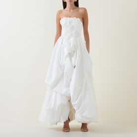 Carina Flower Appliqu&eacute; Gown