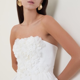 Carina Flower Appliqu&eacute; Gown