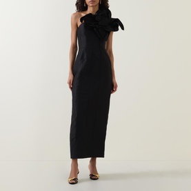 Isla Flower Appliqu&eacute; Fitted Dress