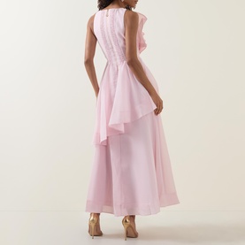 Selestia Ruffle Flared Dress
