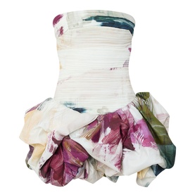 Violette Bubble Hem Mini Dress