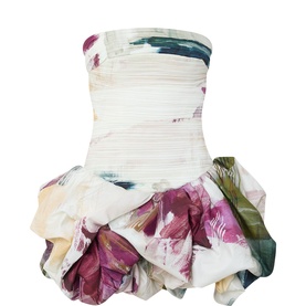 Violette Bubble Hem Mini Dress