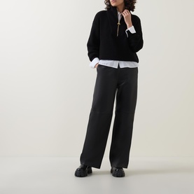 Rae Half-Zip Textured Sweater