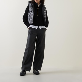 Rae Half-Zip Textured Sweater