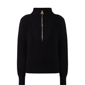 Rae Half-Zip Textured Sweater