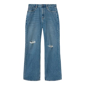 Lenny Distressed Wide Leg Jeans