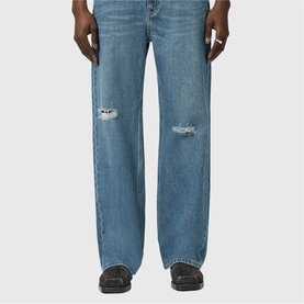 Lenny Distressed Wide Leg Jeans