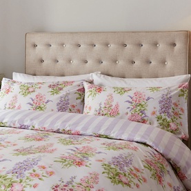 Delphinium Duvet Set Lilac/Spring Green