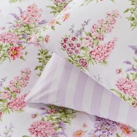 Delphinium Duvet Set Lilac/Spring Green
