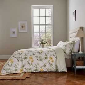 Passionflower Duvet Set Primrose/Soft Green