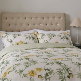 Passionflower Duvet Set Primrose/Soft Green