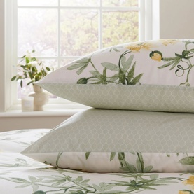 Passionflower Duvet Set Primrose/Soft Green
