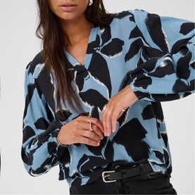 Beate Amber Floral Blouse