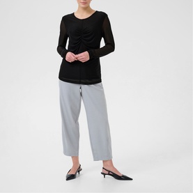 Chai Gathered Long-Sleeved Top