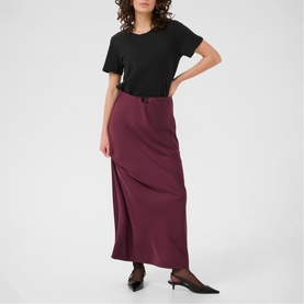 Hill Bow Flared Slip Skirt