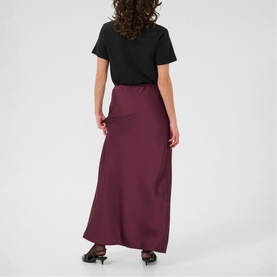 Hill Bow Flared Slip Skirt