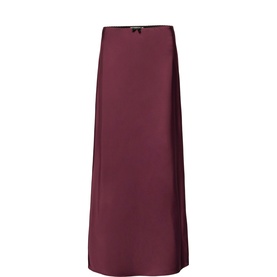 Hill Bow Flared Slip Skirt