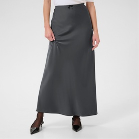 Hill Bow Flared Slip Skirt