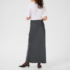 Hill Bow Flared Slip Skirt