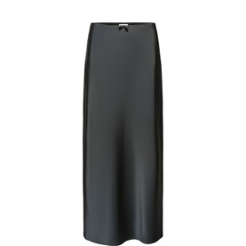 Hill Bow Flared Slip Skirt