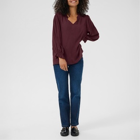 Liv Amber Frilled Blouse