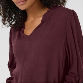 Liv Amber Frilled Blouse