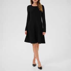 Malina Flared Knitted Mini Dress