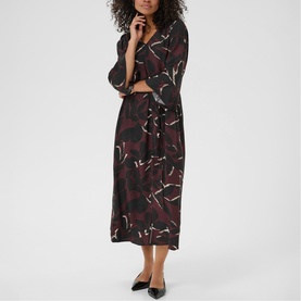 Mille Printed Flared Dress