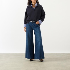 Beau High-Rise Wide Leg Jeans