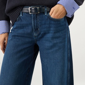 Beau High-Rise Wide Leg Jeans
