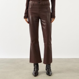 Kendra Coated Cropped Jeans