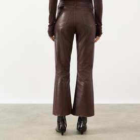 Kendra Coated Cropped Jeans